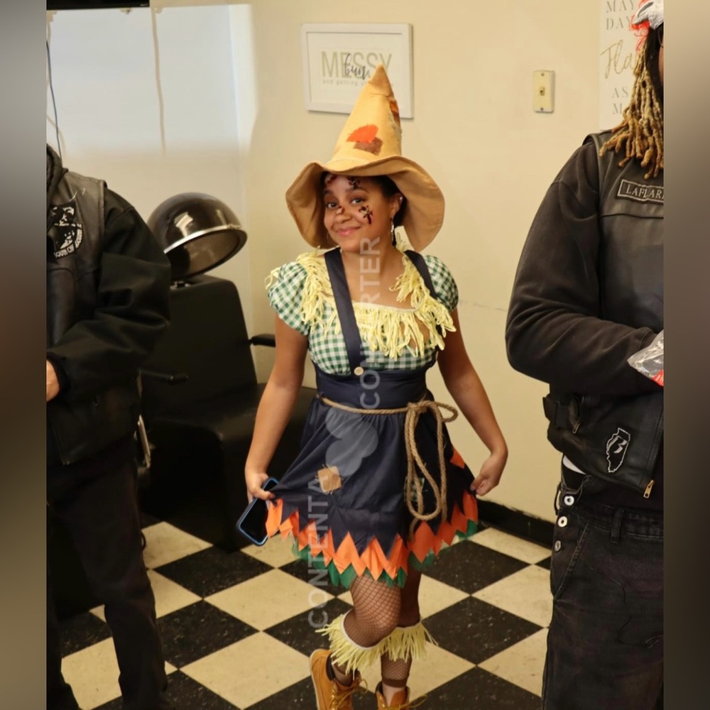 HALLOWEEN COSTUME! LADY SCARECROW